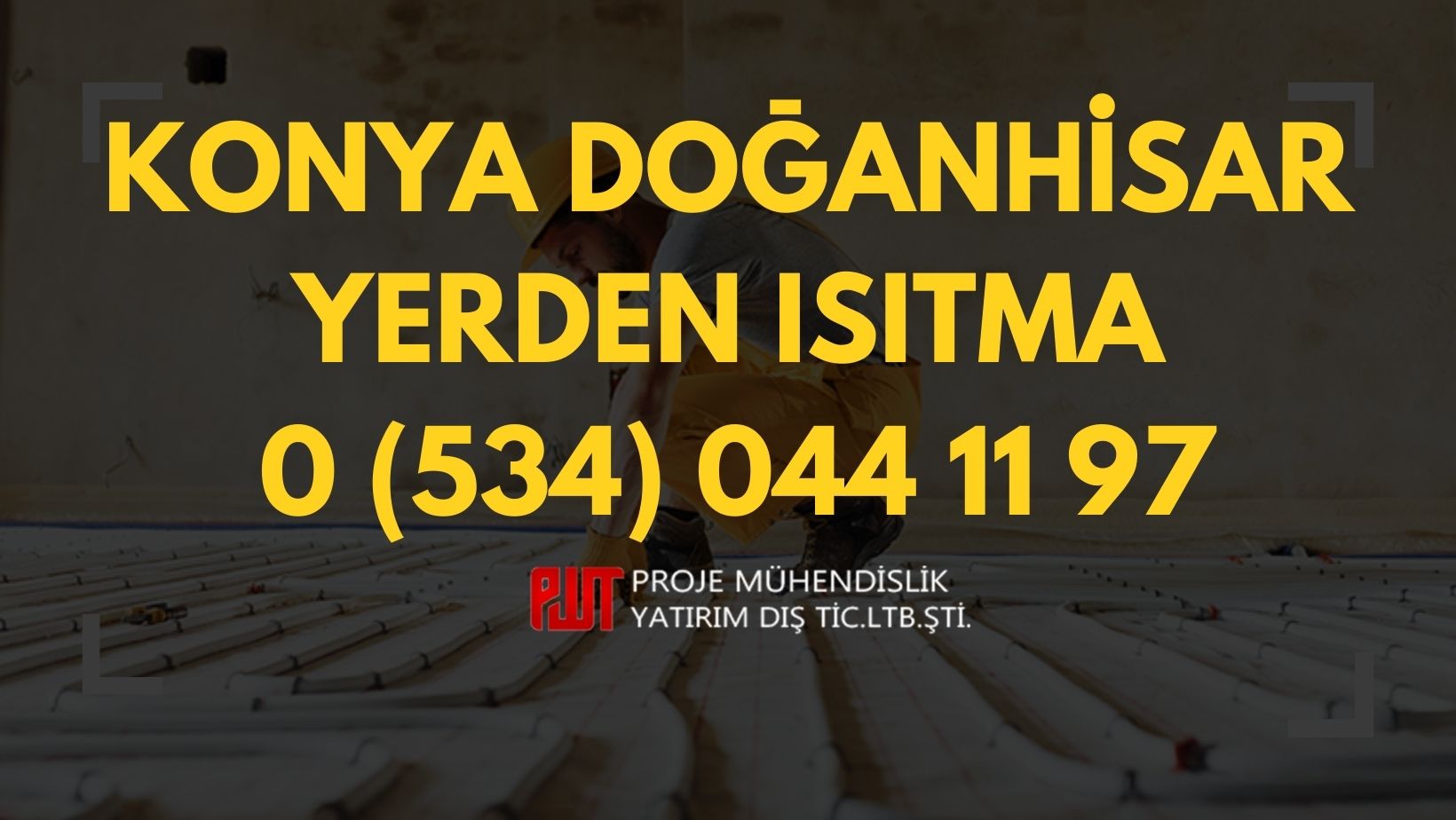 Konya Doğanhisar Yerden Isıtma