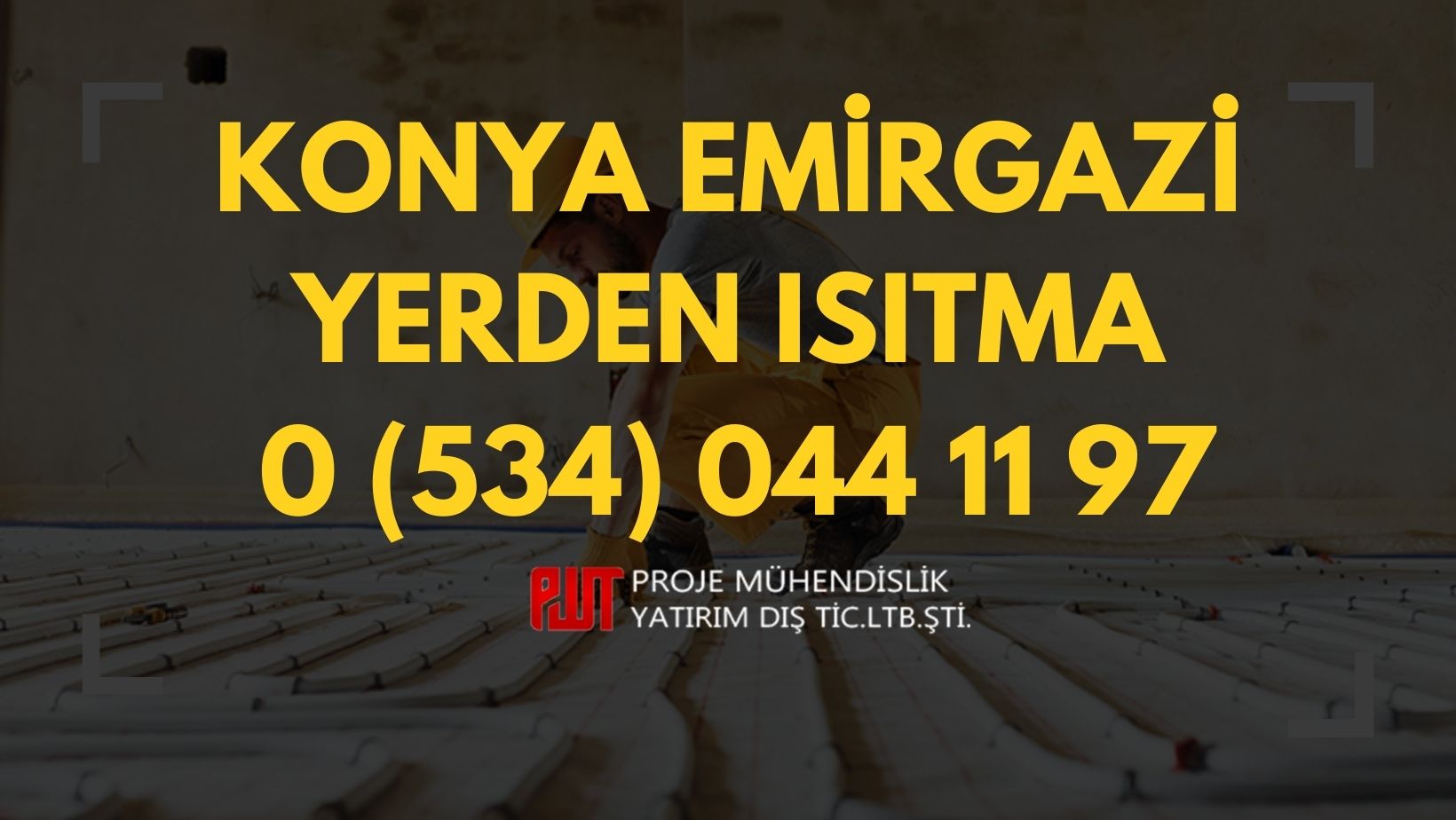 Konya Emirgazi Yerden Isıtma