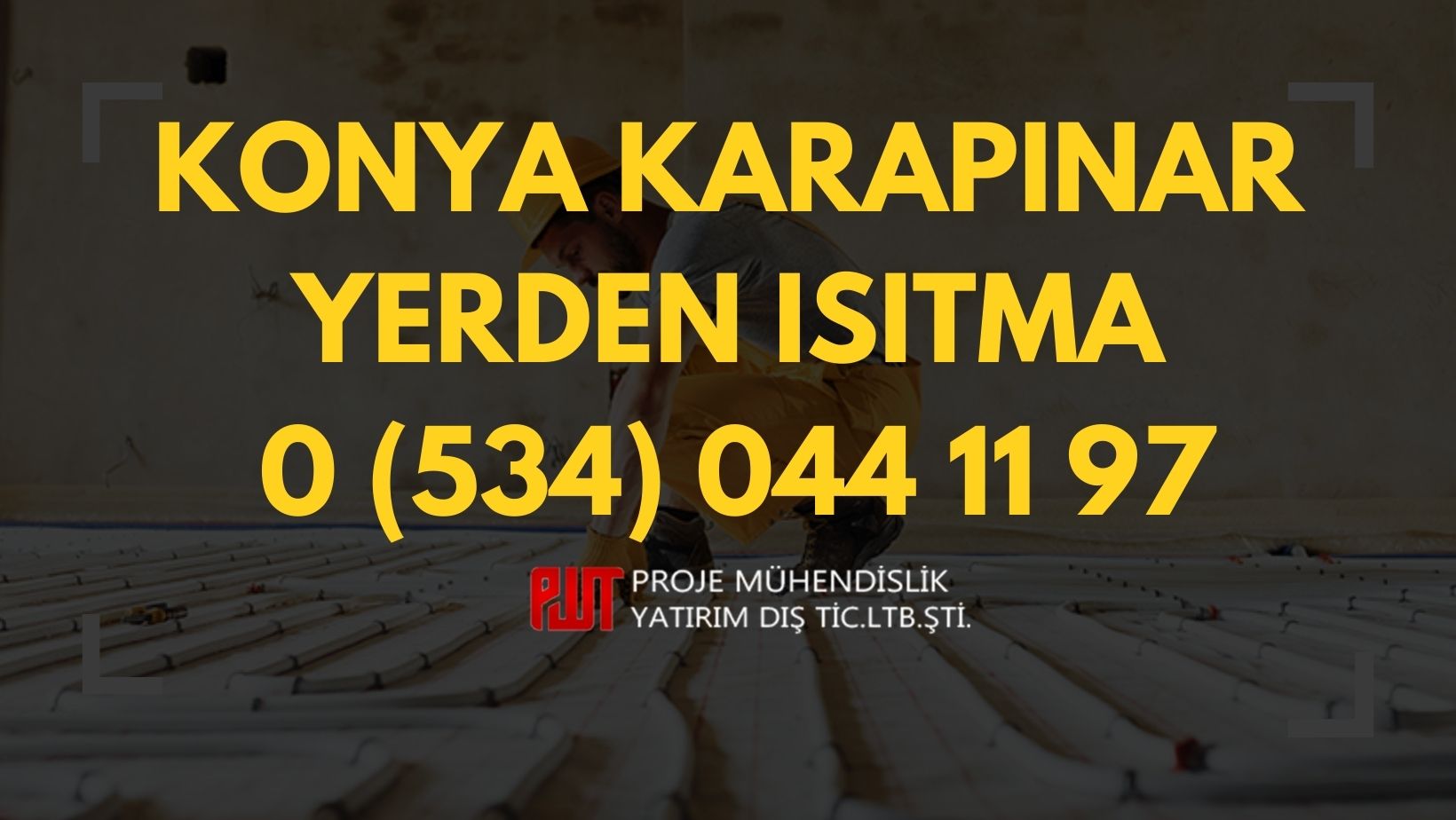 Konya karapınar Yerden Isıtma