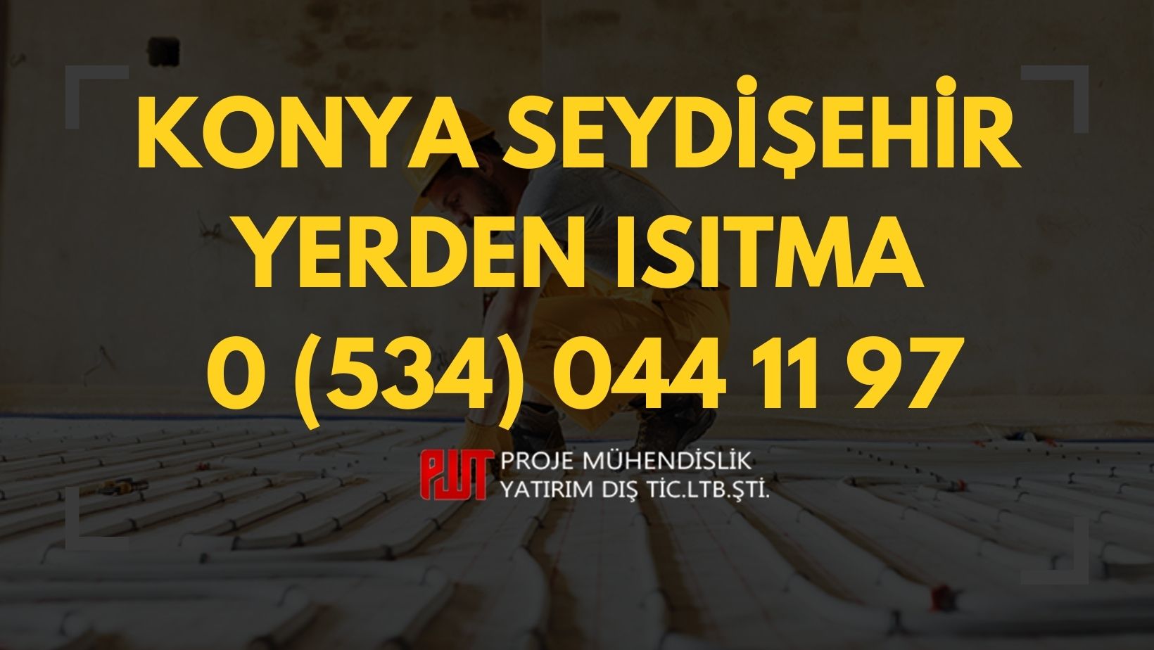 Konya Seydişehir Yerden Isıtma