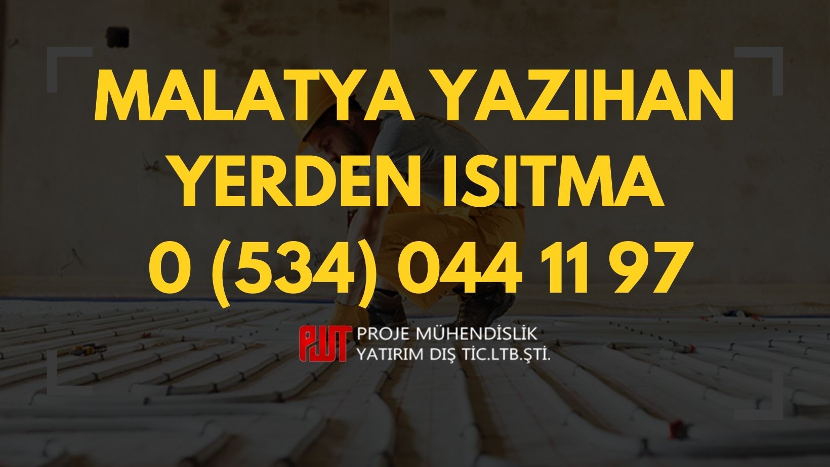 Malatya Yazıhan Yerden Isıtma