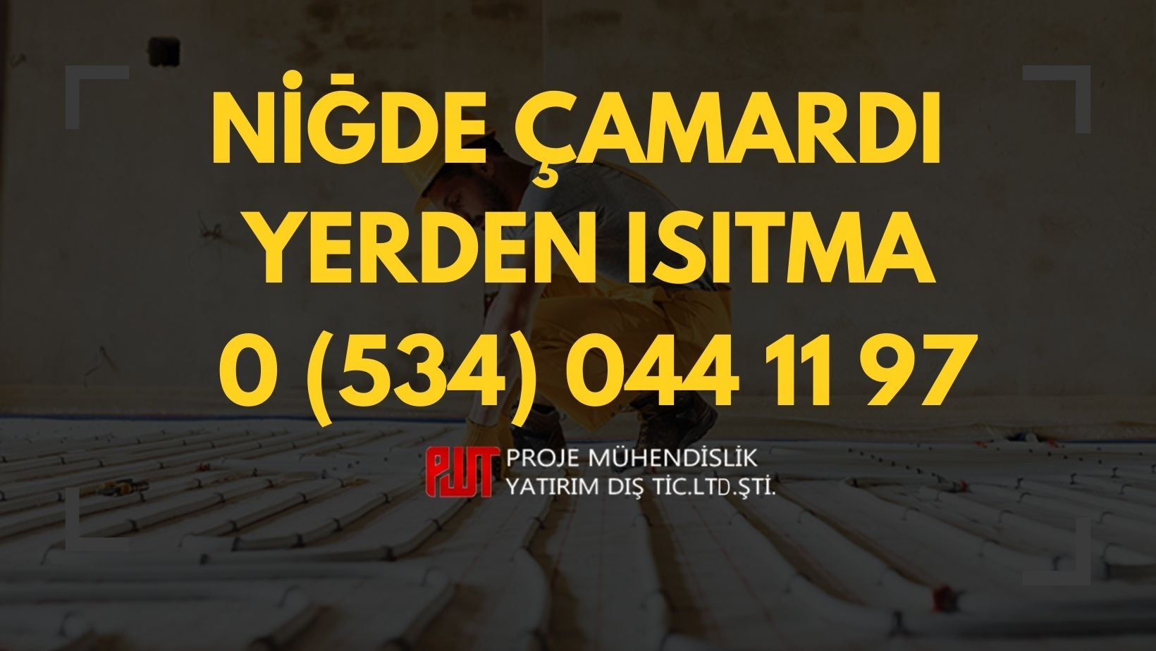Niğde Çamardı Yerden Isıtma