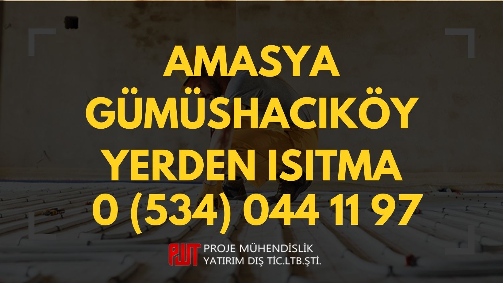 Amasya Gümüshacıköy Yerden Isıtma