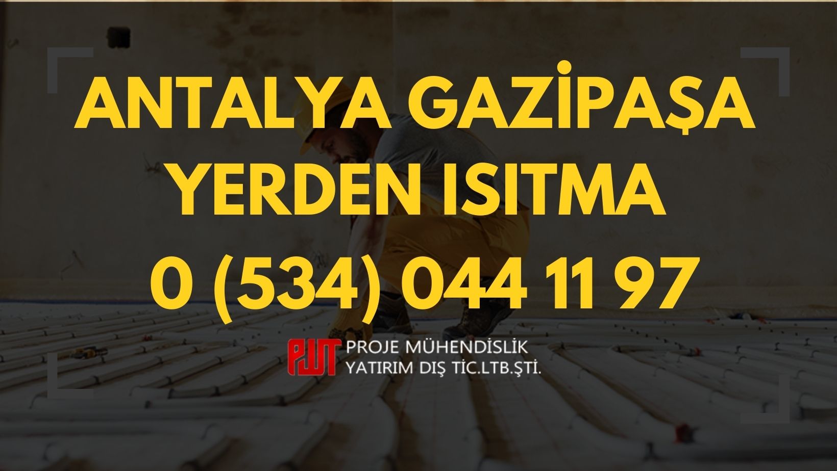 Antalya Gazipaşa Yerden Isıtma