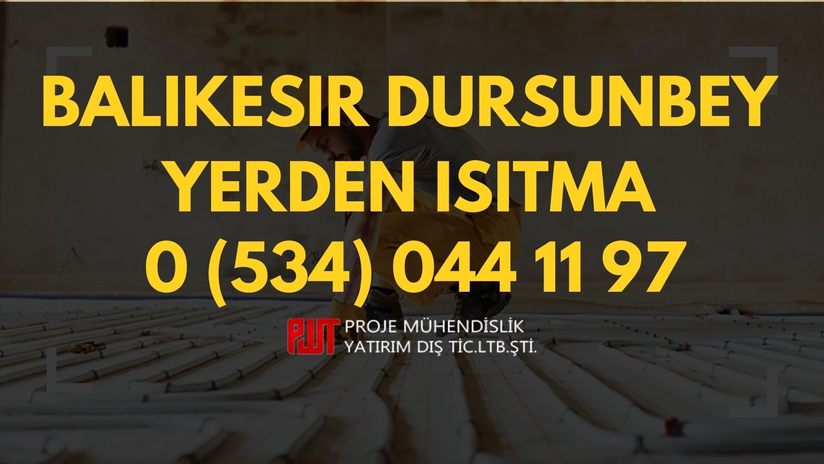 Balıkesir Dursunbey Yerden Isıtma