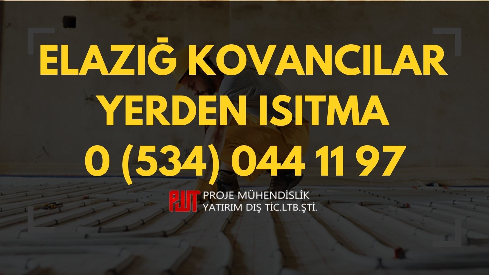 Elazığ Kovancılar Yerden Isıtma